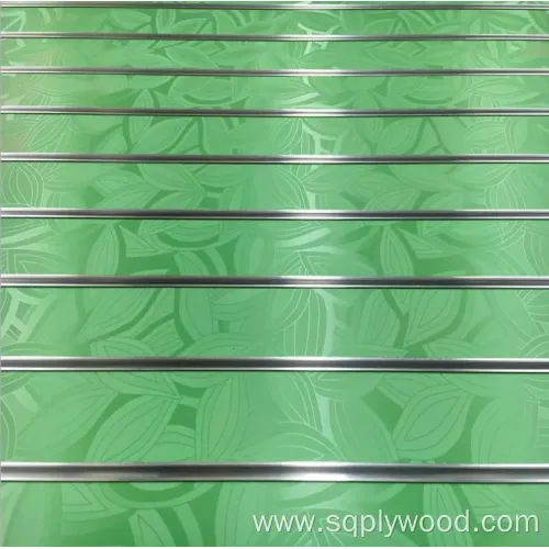 Slot Grooved MDF Board with 11 Aluminium Strips